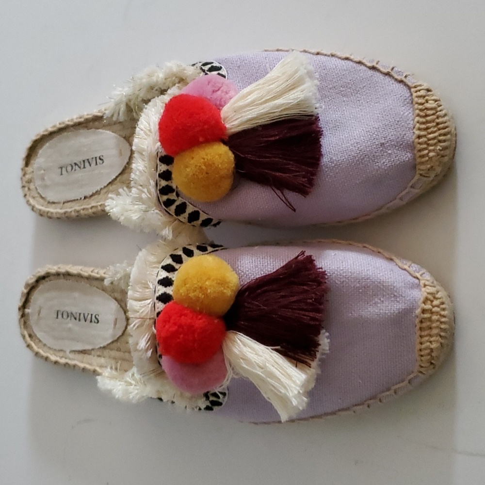 Tonivis Palm Palm Slide Espadrilles Size 11